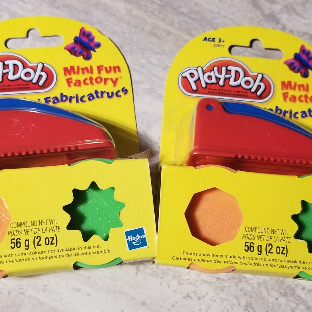Play Doh Mini Fun Factory Lot